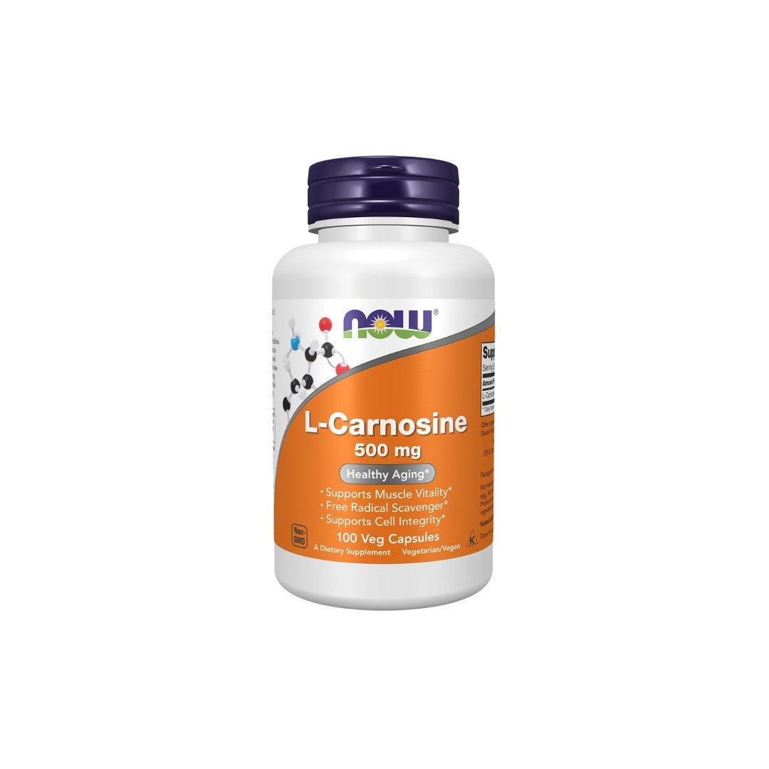 L-Carnosin 500 mg 100 Veg-Kapseln Now Foods
